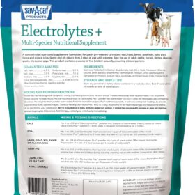 Sav-a-Caf Electrolytes Plus Equine Supplement - 6 lb Bag | Horse Health & Hydration Support