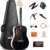 ADM 38-Inch Acoustic Guitar Starter Kit for Beginners - Complete Bundle with Gig Bag, Tuner, Picks, Strap, Capo, Extra Strings & Online Lessons