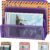 EASEPRES Purple Metal Mesh Desk Organizer - 3-Compartment Desktop File Sorter for Letters, Folders & Office Supplies