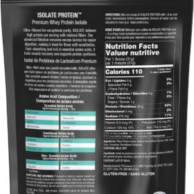 PEScience Isolate Whey Protein Powder - Vanilla Cupcake Flavor, 5 Servings, 25g Fast-Absorbing 100% Whey Protein Isolate, Low Carb, Gluten-Free Post Workout Shake for Men & Women