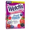 Welch's Fruit Snacks Berries 'N Cherries - Gluten Free Snack Box, 0.8 oz Individual Packs (40 Count)