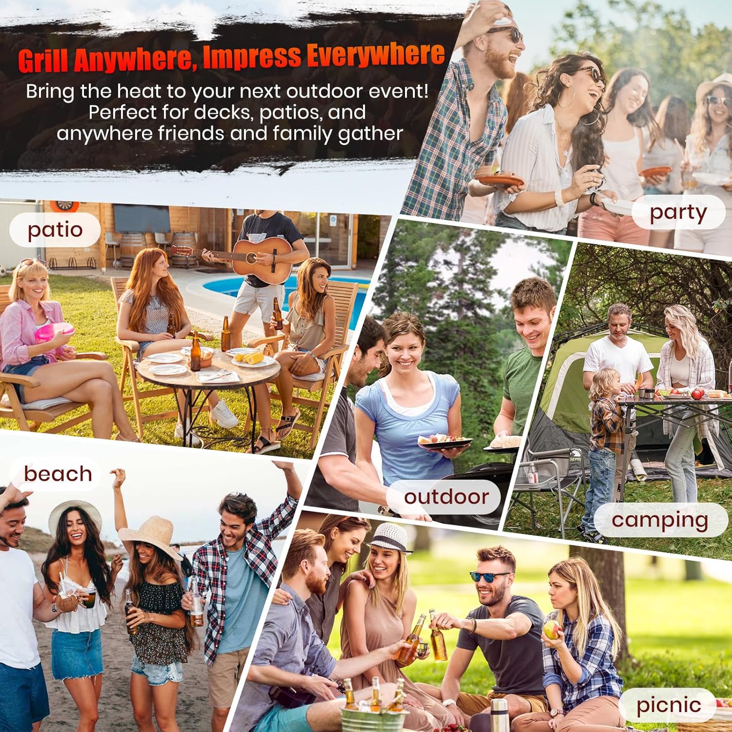 Premium Charcoal Grill Offset Smoker Combo - 512 Sq.In. Barrel BBQ with Dual Chambers for Perfect Grilling and Smoking