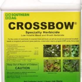 Southern Ag Crossbow Specialty Herbicide - 32oz Quart Container, Low Volatile Weed & Brush Control Spray