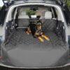 4Knines Heavy-Duty Waterproof SUV Cargo Liner for Dogs - Non-Slip Trunk Mat with Bumper Flap, Fits 60/40 Split Bench Seats (2024-2026 Models) - Large, Black