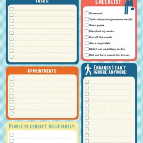 Funny Adulting To-Do List Notepad - 60 Sheet Daily Task Pad (6x9) - Gag Gift for Adults Who Can't Adult