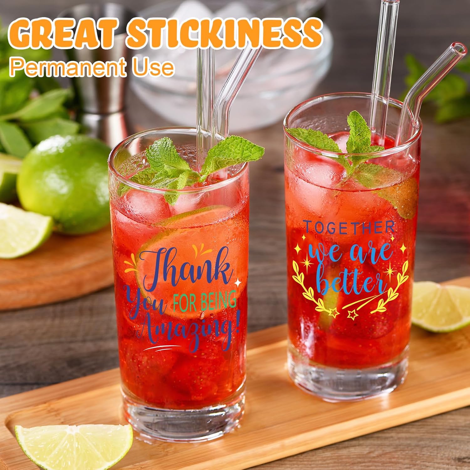 Honoson 30 Pack Permanent Vinyl Rolls - 12" x 5ft Waterproof Self-Adhesive Vinyl for Cricut, Car Decals, Home Decor, Mug & DIY Craft Projects