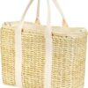 Premium Insulated Beach Cooler Bag - Leak Proof Corn Husk Thermal Tote for Beach, Pool & Picnic - Stylish Gift for Women & Weddings