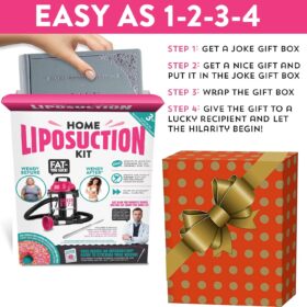 Home Liposuction Kit Prank Gift Box - Hilarious Gag Gift for White Elephant, Party & Holiday Gift Exchanges