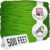 Super Bird Creations Braided Polly Rope - 1/8" x 500m Green PE Cordage for Parrot Toys, Bird Enrichment & Creative Crafting