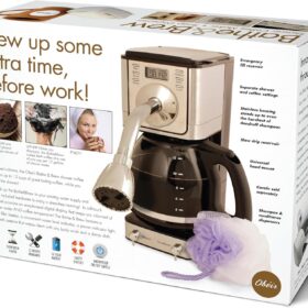 Bathe & Brew Prank Gift Box – Empty Coffee Lover Gag Gift for Birthdays, Holidays & White Elephant Parties – Realistic Prank Box (Empty)