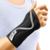 FREETOO Wrist Brace for Carpal Tunnel Relief - Anatomical Hand Support Splint with Adjustable Compression, Medium (Right Hand, Black-Grey)