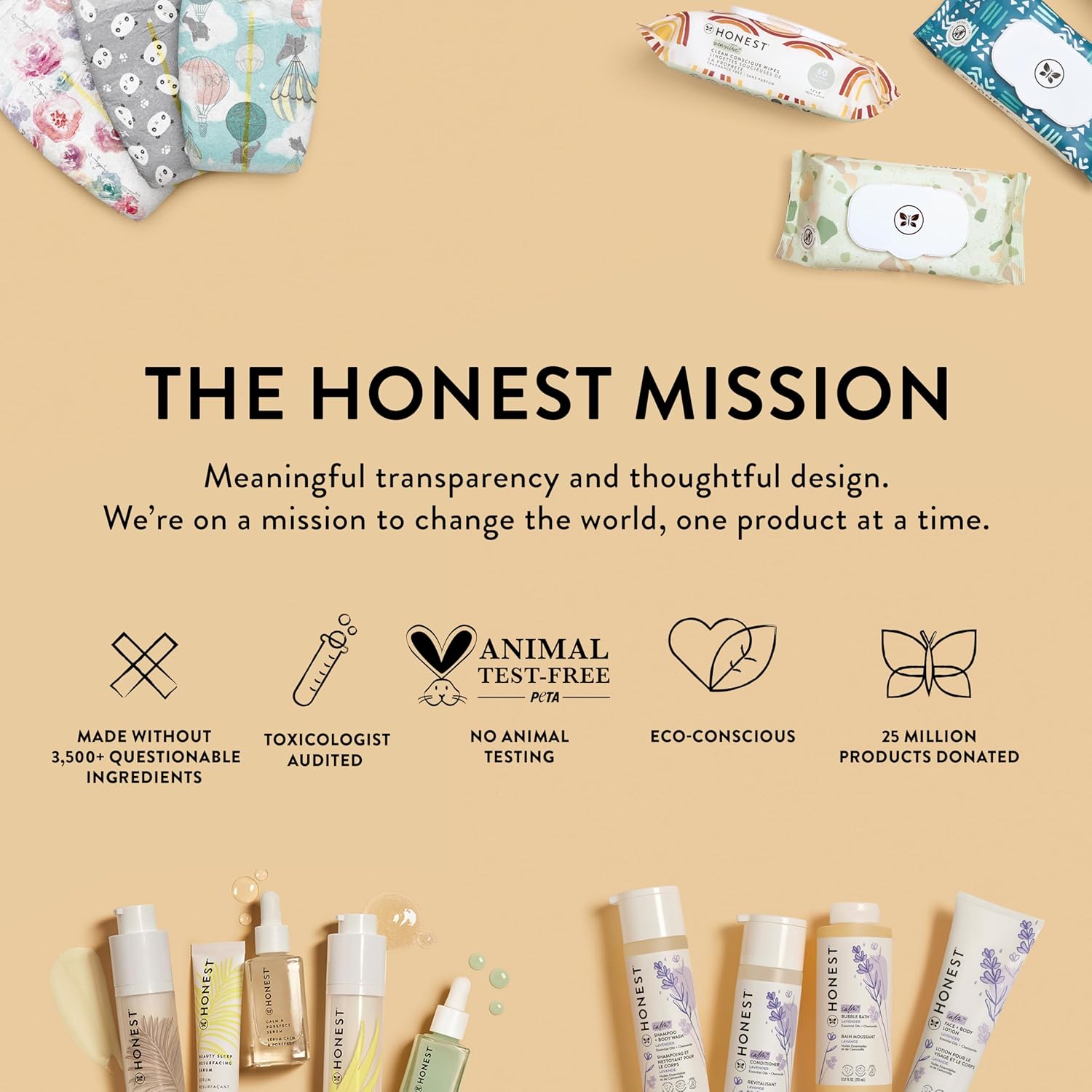 The Honest Company Hypoallergenic Diaper Rash Cream with Zinc Oxide - Soothing Moisturizing Ointment for Baby, NEA Recognized, Cruelty-Free, 6 oz Value Size