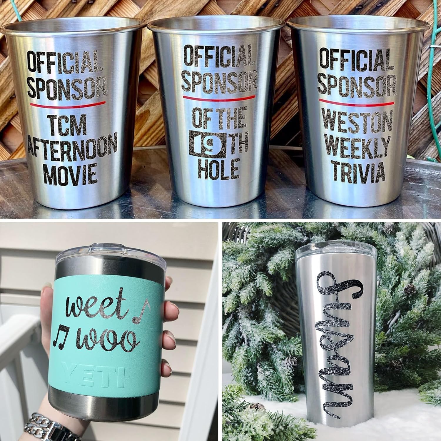 TECKWRAP Premium Metallic Chrome Vinyl Roll - 1ft x 5ft Black Permanent Self-Adhesive Vinyl for Cricut, Silhouette & DIY Craft Projects