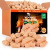 370-Piece Natural Wood Fire Starters - 10lb Box - Long-Burning, Odorless Firestarters for Fireplace, Wood Stove, Chimney, Campfire & Grill