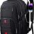 Extra Large TSA Friendly Travel Laptop Backpack with USB Charging Port - 17.3 Inch Water Resistant Carry-On Bag for Business, Work & College