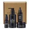 Caldera + Lab Men's Complete Anti-Aging Skincare System – 4-Step Daily Regimen with Cleanser, Moisturizer, Night Serum & Eye Cream for Firmer, Youthful Skin
