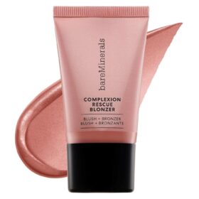 bareMinerals Complexion Rescue Liquid Blonzer - Hydrating Bronzer & Blush Hybrid with Hyaluronic Acid, Sun-Kissed Glow, Gel-Cream Formula, Dermatologist-Tested