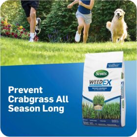 Scotts WeedEx Prevent with Halts - Crabgrass Preventer & Pre-Emergent Weed Killer for Lawns - 10.06 lbs Covers 5,000 sq. ft.