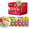 ONETANG Freeze-Dried Fruit Snack Pack – 12 Count Variety Mix (Strawberry, Apple, Banana, Mango, Pear, Peach, Pineapple) – Non-GMO, Vegan, Gluten-Free, Kosher, No Sugar Added, Healthy School & Travel Snacks