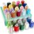 Brothread 30-Color Polyester Embroidery Machine Thread Kit - 500M Per Spool, 40WT - Compatible with Janome & Robison-Anton Color Charts