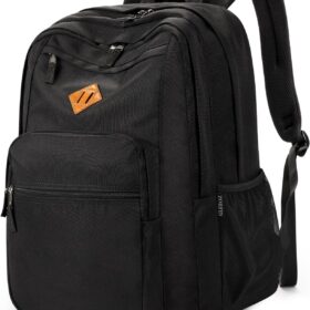 ZORFIN 26L Water Resistant College Backpack - Durable 15.6 Inch Laptop Bookbag for Travel, Work & School
