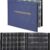 Juvale 240-Pocket Coin Collection Album - Premium Dark Blue Coin Binder with Removable Pages for Quarters, Pennies & Collectible Coins - 8" x 6" Organizer