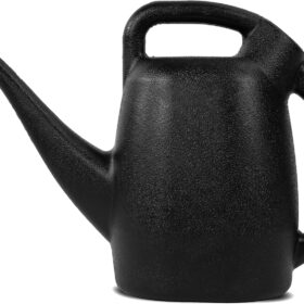 Chapin 48000 Watering Can - 0.5 Gallon Recycled Plastic Indoor Outdoor Plant Mister - Made in USA, Black