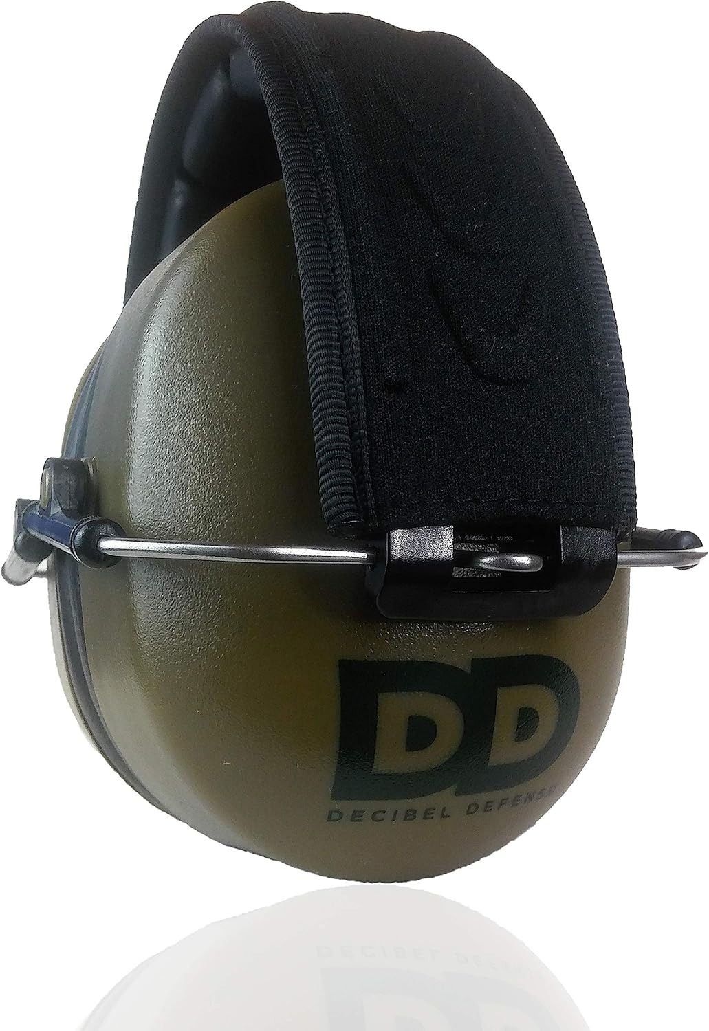 Decibel Defense Professional Safety Ear Muffs – 37dB NRR Noise Reduction for Shooting, Industrial Use, and Sensory Protection – Green