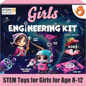Butterfly EduFields Girls STEM Engineering Kit | 100+ DIY Science Projects for Ages 8-12 | Educational Circuit Building Set with 50 Pieces | Ultimate Birthday Gift for Future Engineers