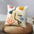 Merrycolor Boho Abstract Pillow Cover - Colorful Woman Face Line Art Decorative Throw Pillow Case, 18x18 Inch Mid Century Modern Bohemian Style for Couch Bed Living Room