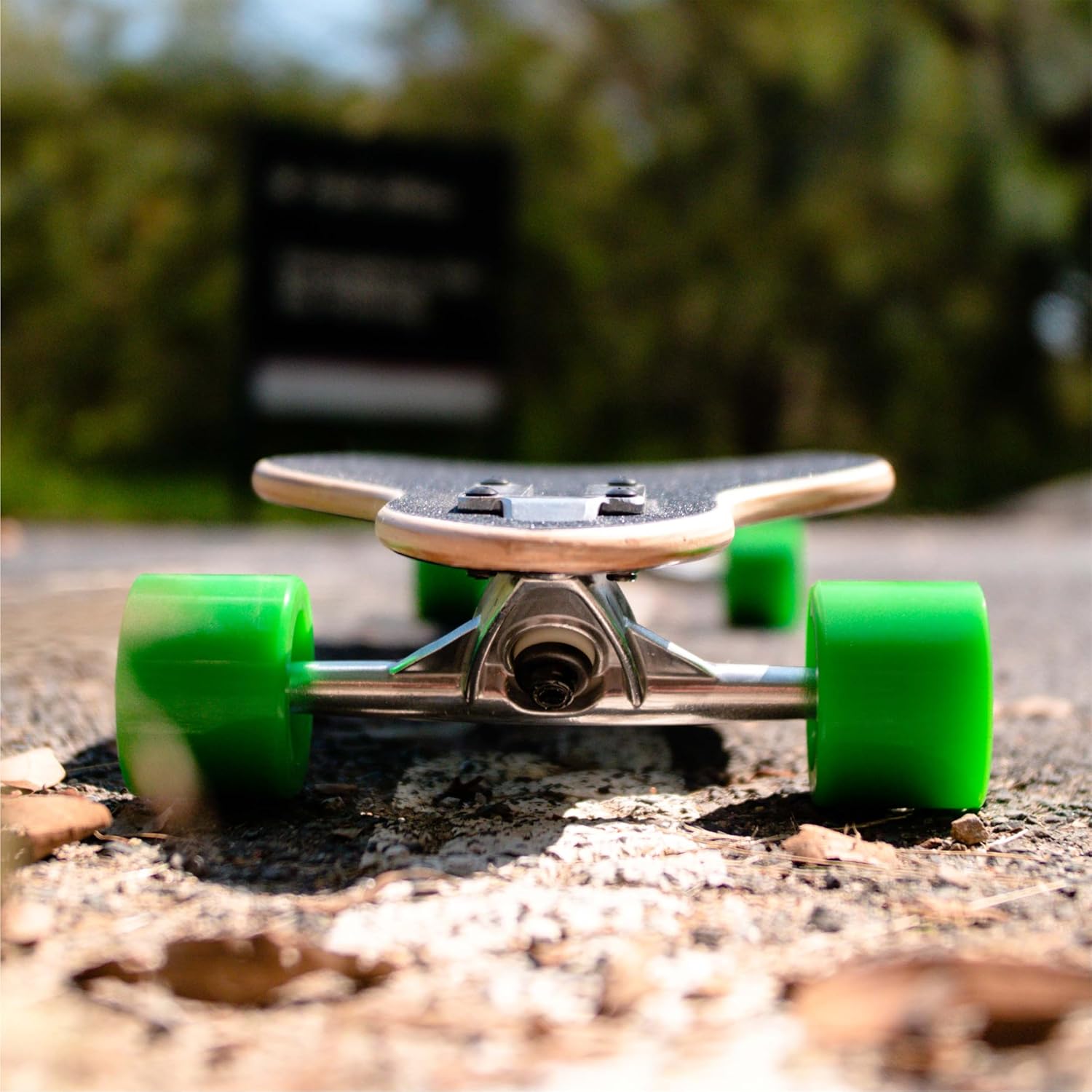 Atom Drop Through 41-Inch Longboard Skateboard – Maple Laminate Deck, Reverse King Pin Trucks, Low-Riding Design for Downhill Carving & Commuting