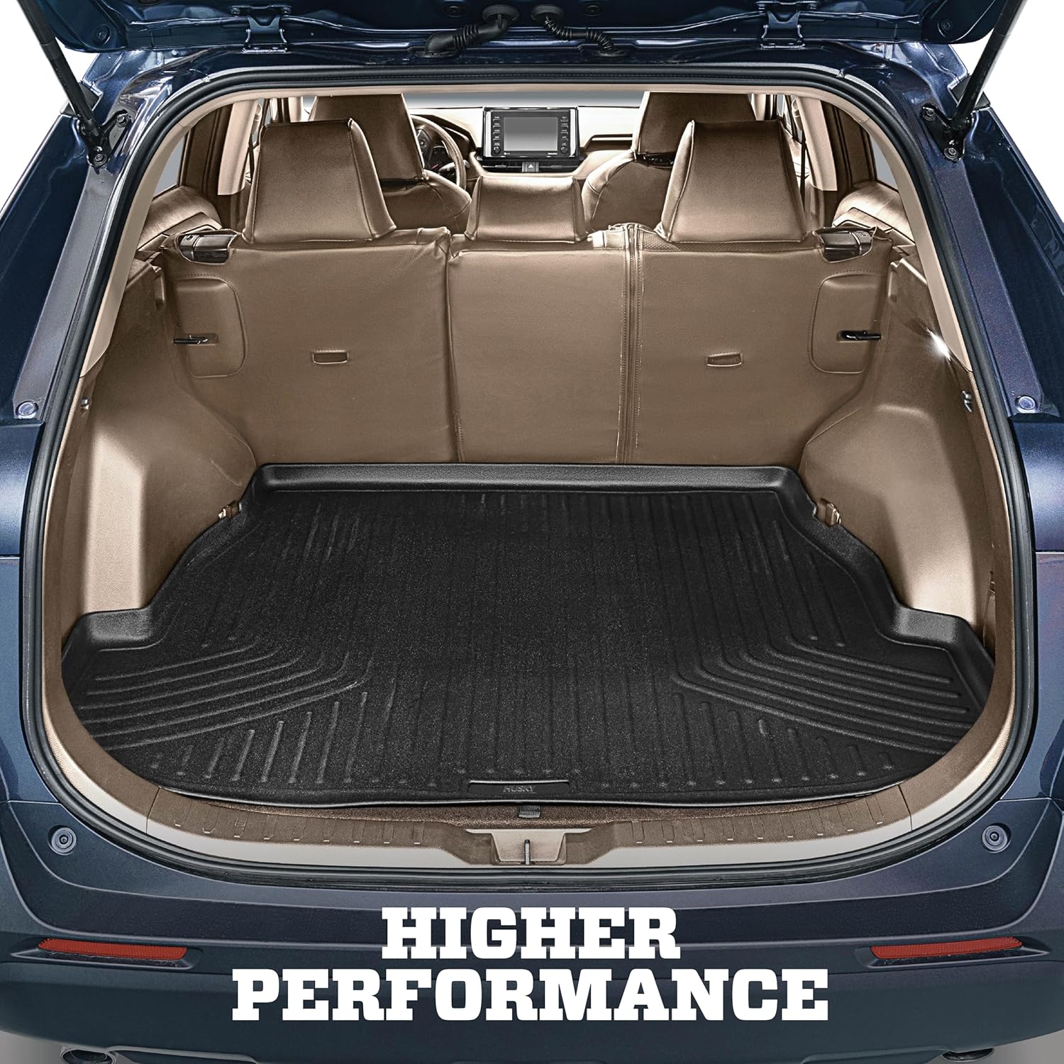 Husky Liners 28131 Weatherbeater Custom-Fit Cargo Liner | All-Weather Floor Protection for 2018-2024 Chevrolet Equinox & GMC Terrain | Black