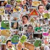 300 Pcs Funny Meme Stickers Pack – Waterproof Vinyl Decals for Laptops, Water Bottles, Skateboards, Phones & Scrapbooking – Unique Non-Repeating Designs for Teens and Adults