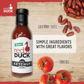 Red Duck Original Organic Ketchup - Gluten-Free, All Natural, 14 oz Bottle