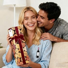 Kato 5-Piece Wine Opener Gift Set - Premium Corkscrew Kit with Aerator Pourer, Stopper & Glass Markers - Elegant Red Box for Valentine's & Gifting