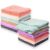 Kyapoo 12-Pack Premium Baby Washcloths - Ultra Soft Coral Fleece Microfiber Cloths, 12x12 Inches, Extra Absorbent for Newborns, Infants & Toddlers