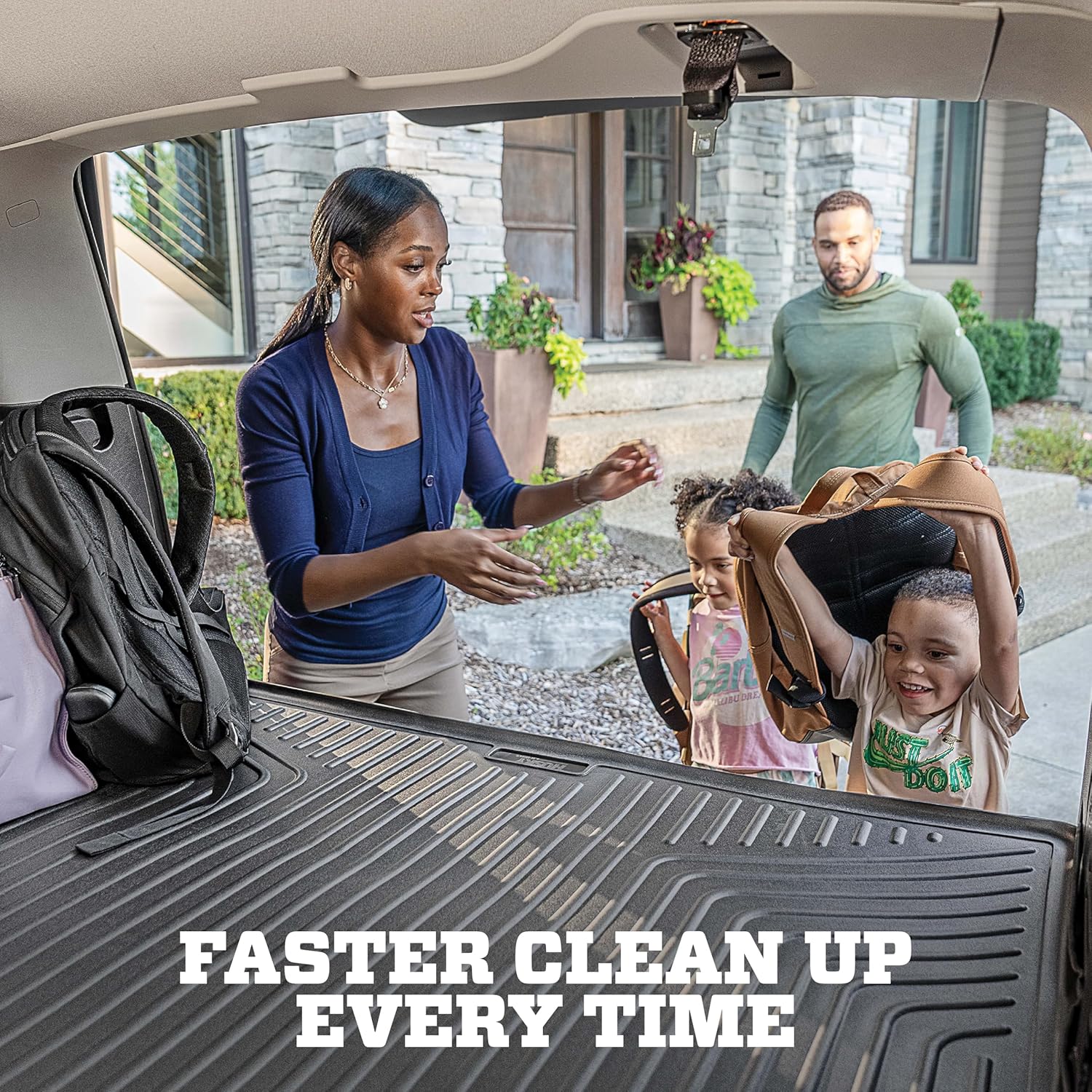 Husky Liners 28131 Weatherbeater Custom-Fit Cargo Liner | All-Weather Floor Protection for 2018-2024 Chevrolet Equinox & GMC Terrain | Black