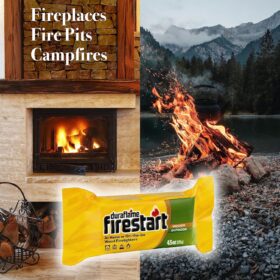 Duraflame Fire Starter Cubes - 24 Pack Quick Ignition Logs for Indoor Fireplace, Outdoor Fire Pit, BBQ Grill & Campfire